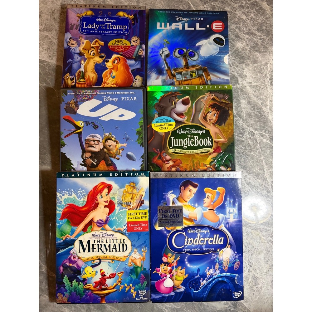 Disney | Pixar DVD Collection 6 Movie Bundle |